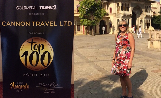 Cannon Travel recognised as a ‘Top 100 Agent’ at Annual Awards